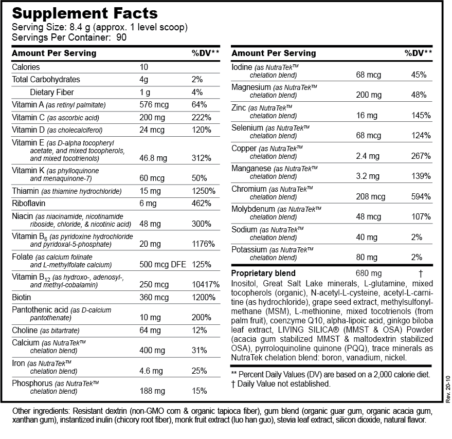 Daily Essential Nutrients Powder - Plain